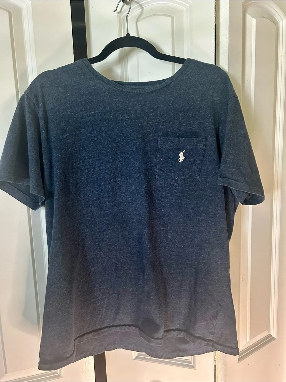 Polo by Ralph Lauren Short Sleeve Pocket Tee - Navy & Burgundy